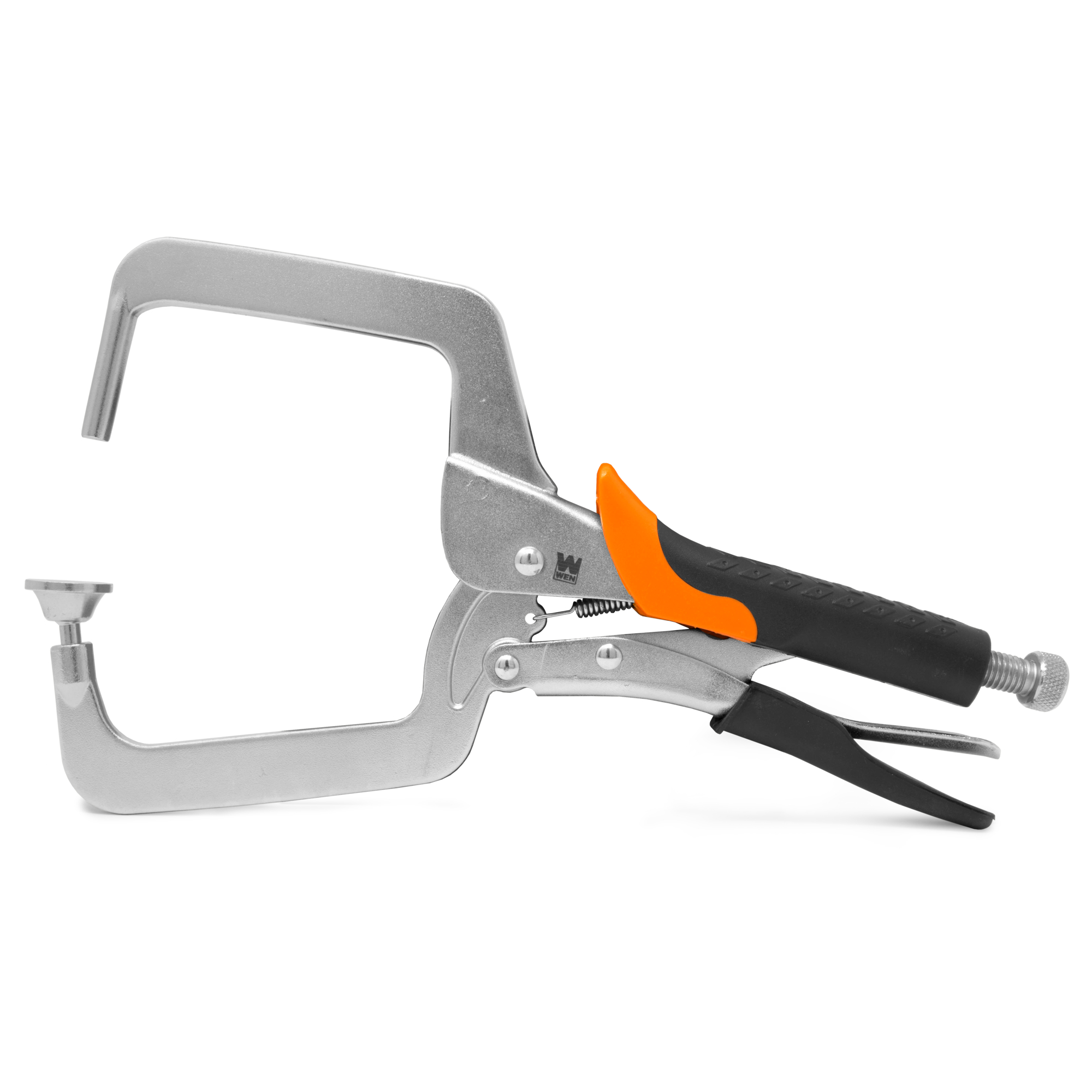 WEN Right Angle Clamp for Pocket Hole Joinery - 4in. Throat Depth, 3-5/8in. Clamping Capacity, Model# CL436R